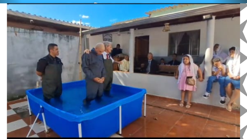 BATISMO NO CARAGUAVA PERUIBE  SP